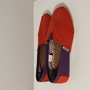 - Isabel Two Tones Cotton Canvas Slip On#Clearance#Lastprice#No offer